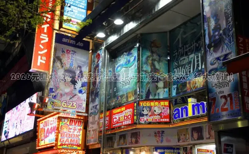 2026元旦特惠：精选动漫壁纸与萌宠合家欢壁纸大放送！